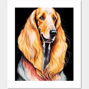 Afghan Hound Dog Posters and Art